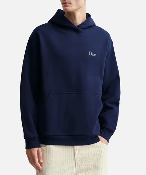 DIME（ダイム）の「Dime/ダイム パーカー Small Logo Hoodie（パーカー・メンズ・グレー/ネイビー・M/L/S）」の2枚目の写真