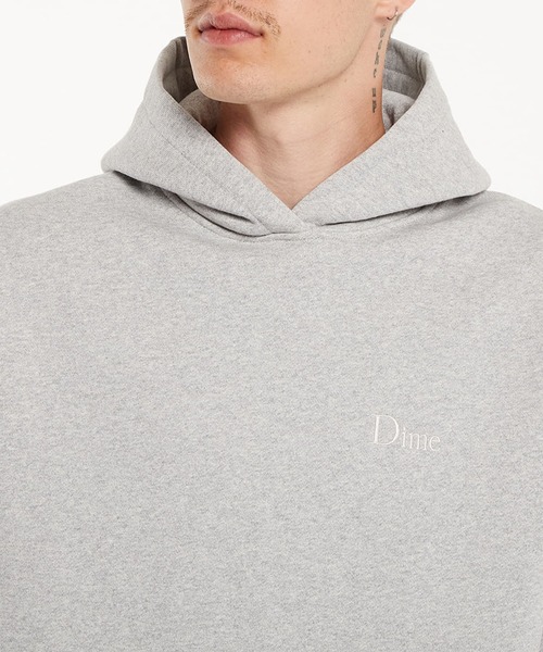DIME（ダイム）の「Dime/ダイム パーカー Small Logo Hoodie（パーカー・メンズ・グレー/ネイビー・M/L/S）」の5枚目の写真