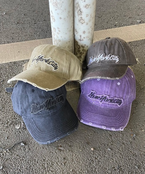 セール】ピグメントロゴ刺繍キャップ（キャップ）｜rire（リル）の