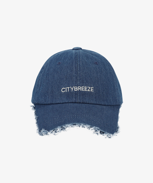 スクラッチポイントヴィンテージデニムボールキャップ_INDIGO