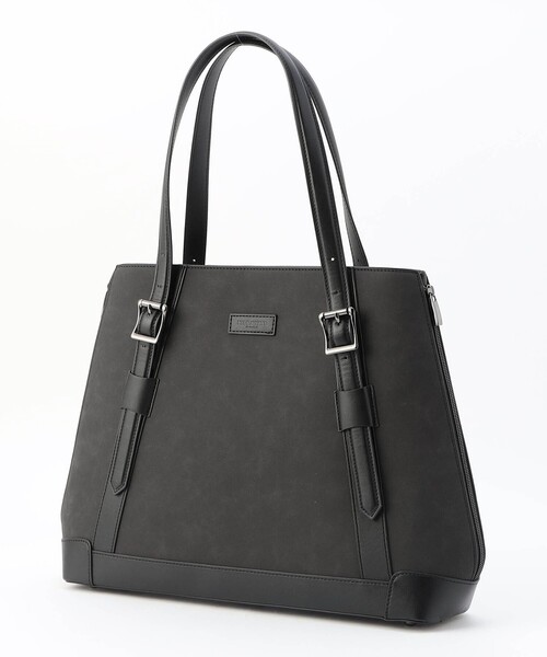 HIDEAWAYS NICOLE（ハイダウェイニコル）の「サイドジップトートバッグ（トートバッグ・メンズ・ブラック/ホワイト・FREE）」の6枚目の写真