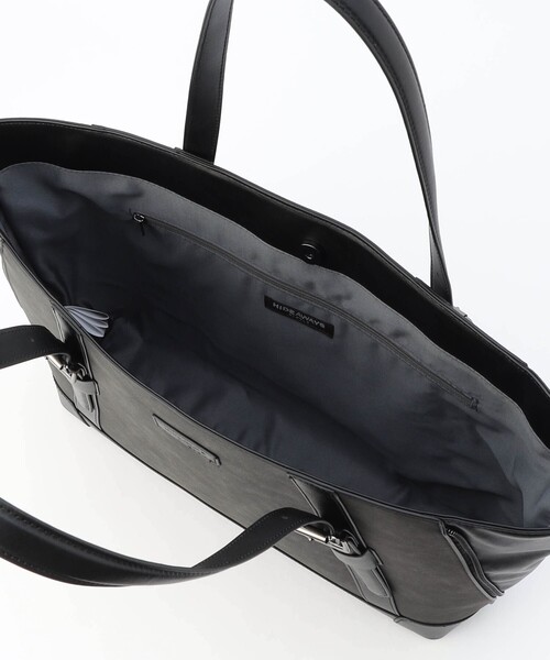 HIDEAWAYS NICOLE（ハイダウェイニコル）の「サイドジップトートバッグ（トートバッグ・メンズ・ブラック/ホワイト・FREE）」の9枚目の写真