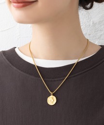 Cream dot.（クリームドット）の「【サージカルステンレス】“歪み”の効いたコインモチーフのステンレス製ネックレス（ネックレス）」