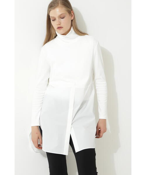 セール】SOLOTEXブロードコンビブラウス（シャツ/ブラウス）｜LE PHIL