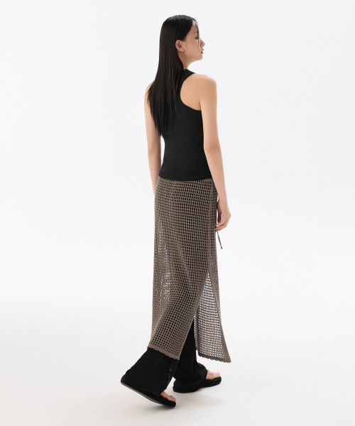 MUSINSA STANDARD WOMAN（ムシンサスタンダードウーマン）の「ウィメンズネットロングスカート[トープ]（スカート・レディース・その他・S/M）」の5枚目の写真