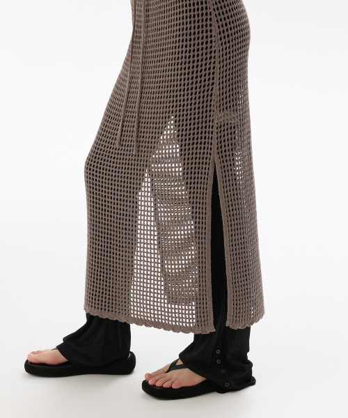 MUSINSA STANDARD WOMAN（ムシンサスタンダードウーマン）の「ウィメンズネットロングスカート[トープ]（スカート・レディース・その他・S/M）」の7枚目の写真