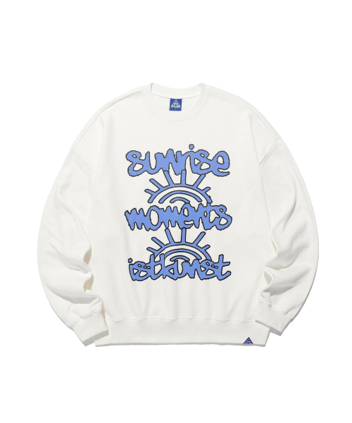 ISTKUNST(イストクンスト)の「SUNRISE MOMENT SWEATSHIRTS_WHITE(IK2ESMM441A)(スウェット・レディース・その他・M/S/L)」の1枚目の写真