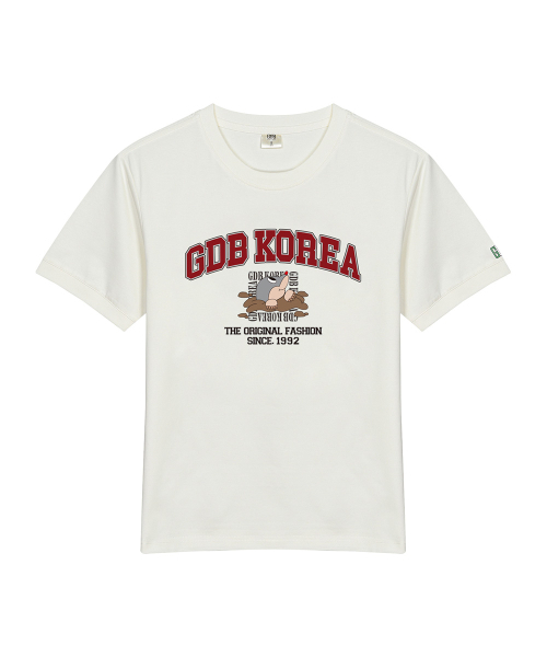 GRAIN DE BEAUTE（グランデボーテ）の「NEO T-SHIRT 02 [BEIGE]（Tシャツ/カットソー・レディース・ベージュ・S/M/L/XL）」の2枚目の写真