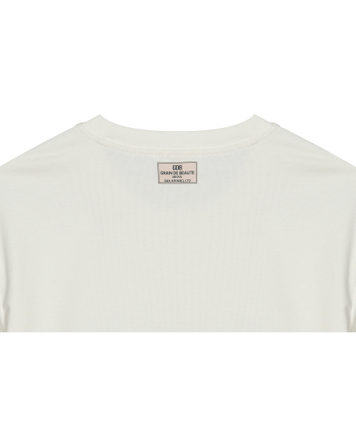 GRAIN DE BEAUTE（グランデボーテ）の「NEO T-SHIRT 02 [BEIGE]（Tシャツ/カットソー・レディース・ベージュ・S/M/L/XL）」の4枚目の写真
