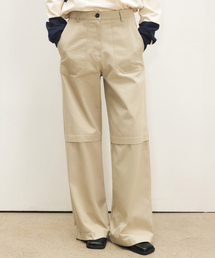 コットンパティグパンツ_KHAKI BEIGE