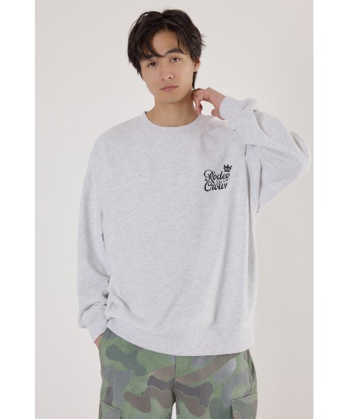 RODEO CROWNS WIDE BOWL（ロデオクラウンズワイドボウル）の「モノグラムロゴスウェット（スウェット・レディース・ブルー/ブラック/グレー×ホワイト/ピンク・MEDIUM/LARGE）」の9枚目の写真