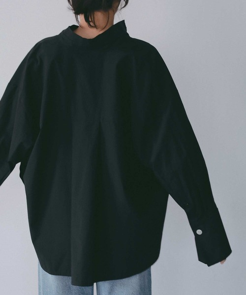 AJUGA.（アジュガ）の「サイドボタン付き スキッパーシャツ【セレモニー/オケージョン】（シャツ/ブラウス・レディース・オフホワイト/ライトブルー/ブラック・FREE）」の22枚目の写真