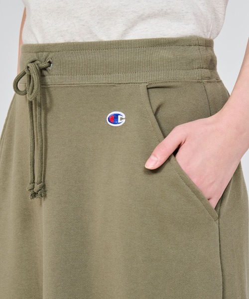 Champion（チャンピオン）の「【Champion/チャンピオン】レディース ロングスカート（スカート・レディース・オリーブ/ブラック/ネイビー/アッシュグレー・LARGE/MEDIUM）」の6枚目の写真