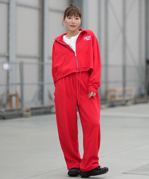 ROXY/ロキシー ロングパンツ スウェットパンツ ドローコード付き 裏毛