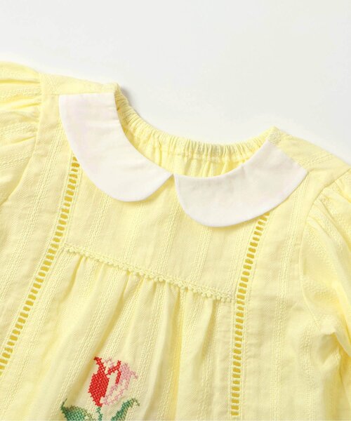 Boribon（ボリボン）の「チューリップ刺繍ミルキースーツ（その他ベビーウェア・キッズ・イエロー/オフホワイト・70/80/90）」の17枚目の写真