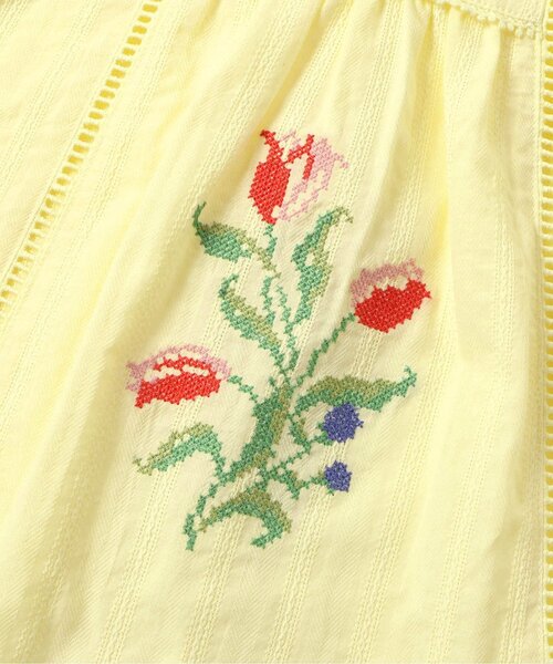 Boribon（ボリボン）の「チューリップ刺繍ミルキースーツ（その他ベビーウェア・キッズ・イエロー/オフホワイト・70/80/90）」の19枚目の写真