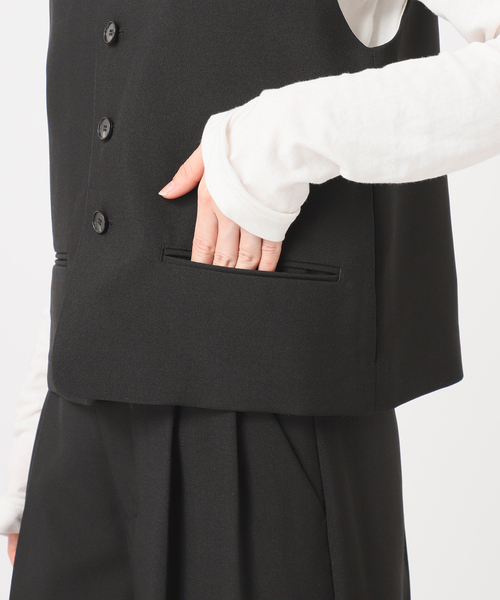 OUTDOOR PRODUCTS（アウトドアプロダクツ）の「WEB・横浜店限定カラーありORDINARY コンパクトベスト（その他アウター・レディース・ベージュ/ブラック/チャコールグレー・FREE）」の12枚目の写真