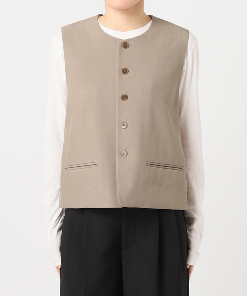 OUTDOOR PRODUCTS（アウトドアプロダクツ）の「WEB・横浜店限定カラーありORDINARY コンパクトベスト（その他アウター・レディース・ベージュ/ブラック/チャコールグレー・FREE）」の18枚目の写真