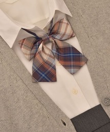 Mayree（メイリー）の「【urge select】《なんちゃってシリーズ》チェック柄 ピンク系 ワンタッチ リボン【学生/制服/コスプレ】（ネクタイ）」