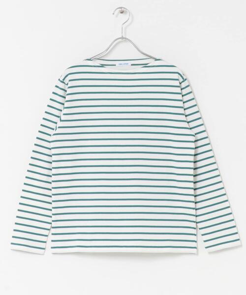 FORK&SPOON（フォークアンドスプーン）の「FORK&SPOON　ボートネックボーダー（Tシャツ/カットソー・レディース・グリーン系その他/ブルー系その他・2/1）」の3枚目の写真