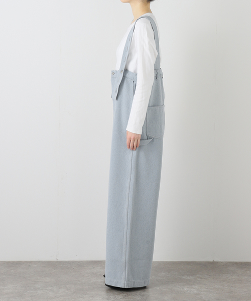 CITYSHOP(シティーショップ)の「QUIITO RECICLE WORK OVERALL Q26S-D133:オーバーオール(サロペット/オーバーオール・レディース・ブルー・MEDIUM)」の7枚目の写真