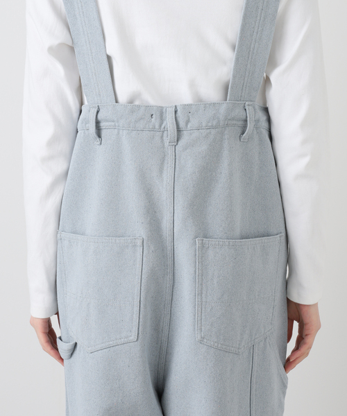 CITYSHOP(シティーショップ)の「QUIITO RECICLE WORK OVERALL Q26S-D133:オーバーオール(サロペット/オーバーオール・レディース・ブルー・MEDIUM)」の9枚目の写真