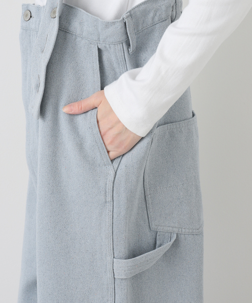 CITYSHOP(シティーショップ)の「QUIITO RECICLE WORK OVERALL Q26S-D133:オーバーオール(サロペット/オーバーオール・レディース・ブルー・MEDIUM)」の10枚目の写真