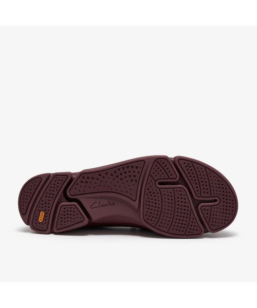 Clarks(クラークス)の「Trigenic2 Lo. / レディース トライジェニック2ロー (バーガンディーレザー)(スニーカー・レディース・バーガンディー・UK6/UK5.5/UK5/UK4.5/UK4/UK3.5/UK3)」の3枚目の写真