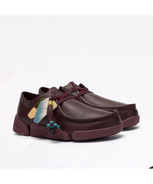 Clarks(クラークス)の「Trigenic2 Lo. / レディース トライジェニック2ロー (バーガンディーレザー)(スニーカー・レディース・バーガンディー・UK6/UK5.5/UK5/UK4.5/UK4/UK3.5/UK3)」の4枚目の写真