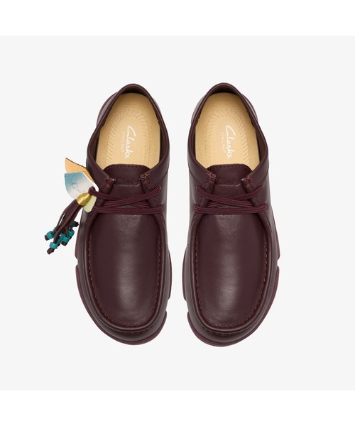 Clarks(クラークス)の「Trigenic2 Lo. / レディース トライジェニック2ロー (バーガンディーレザー)(スニーカー・レディース・バーガンディー・UK6/UK5.5/UK5/UK4.5/UK4/UK3.5/UK3)」の6枚目の写真
