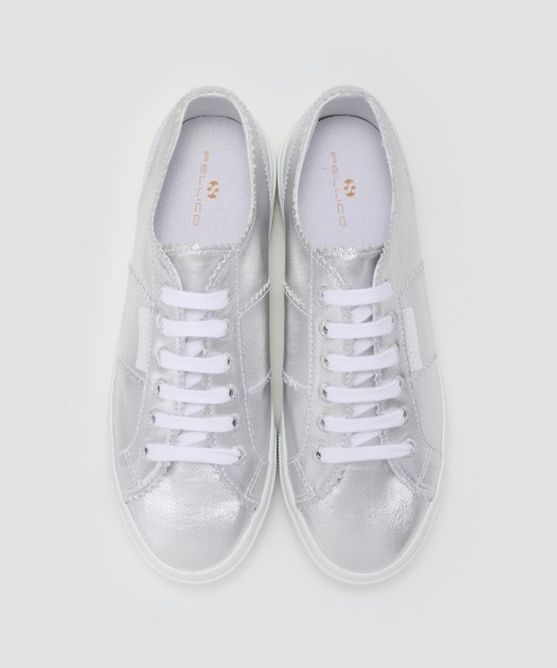 PELLICO(ペリーコ)の「【PELLICO×SUPERGA】 スニーカー 3.5cm SILVER(スニーカー・レディース・シルバー・38/37/36/35/39)」の3枚目の写真