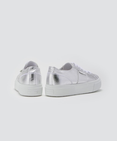 PELLICO(ペリーコ)の「【PELLICO×SUPERGA】 スニーカー 3.5cm SILVER(スニーカー・レディース・シルバー・38/37/36/35/39)」の4枚目の写真