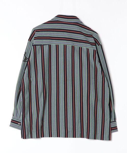 Vivienne Westwood MAN（ヴィヴィアンウエストウッドマン）の「SILHOUETTE ORB STRIPE LAYER SHIRT（シャツ/ブラウス・メンズ・ブラック系その他・S/M）」の2枚目の写真