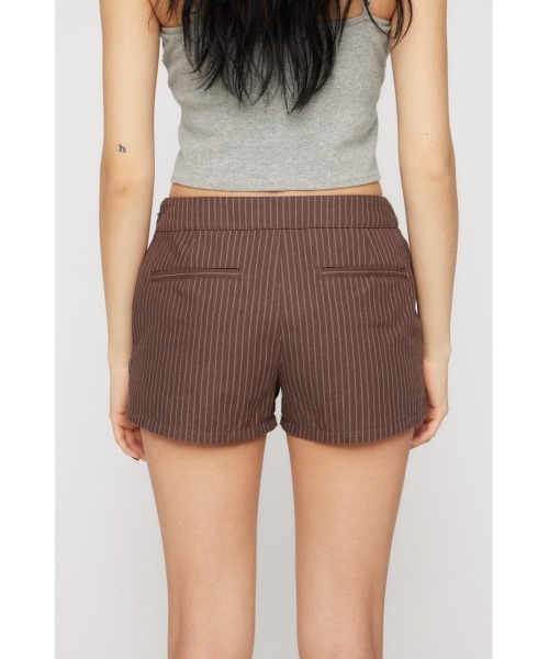LAGUA GEM（ラグアジェム）の「STRIPE LACE UP ショートパンツ（その他パンツ・レディース・ブラック/ホワイト/ブラウン・X-SMALL/SMALL/MEDIUM）」の20枚目の写真