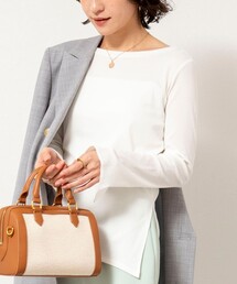 NOLLEY’S Sophi | ウォッシャブルベアテレコスリットロンＴ(Tシャツ/カットソー)