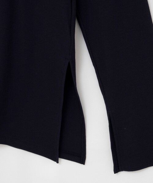 NOLLEY’S Sophi（ノーリーズソフィ）の「ウォッシャブルベアテレコスリットロンＴ（Tシャツ/カットソー・レディース・サックスブルー/ネイビー/ホワイト・38）」の16枚目の写真