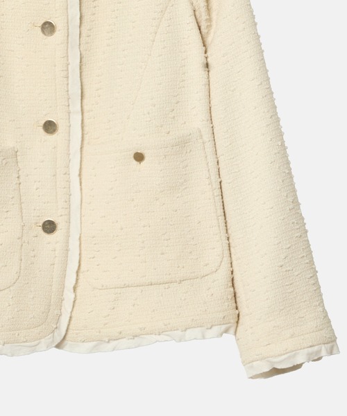 LE CIEL BLEU(ルシェルブルー)の「ツイードジャケットwデタッチャブルカラー / Tweed Jacket w/Detachable Collar(テーラードジャケット・レディース・ブラック・36/38)」の9枚目の写真