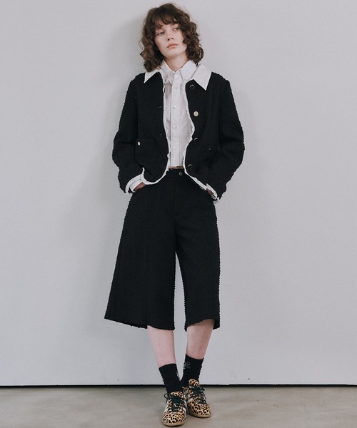 LE CIEL BLEU(ルシェルブルー)の「ツイードジャケットwデタッチャブルカラー / Tweed Jacket w/Detachable Collar(テーラードジャケット・レディース・ブラック・36/38)」の13枚目の写真