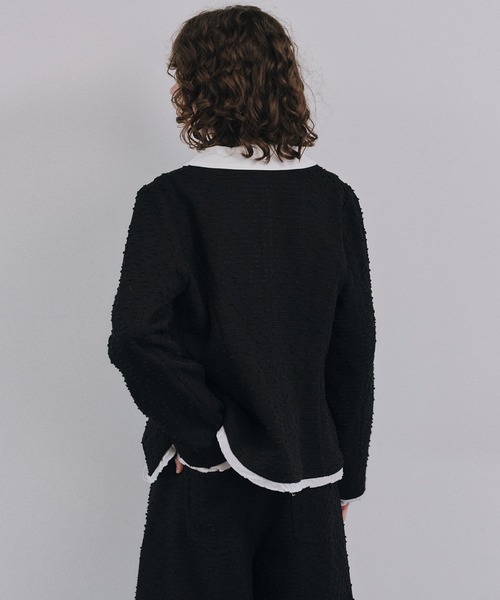 LE CIEL BLEU(ルシェルブルー)の「ツイードジャケットwデタッチャブルカラー / Tweed Jacket w/Detachable Collar(テーラードジャケット・レディース・ブラック・36/38)」の11枚目の写真