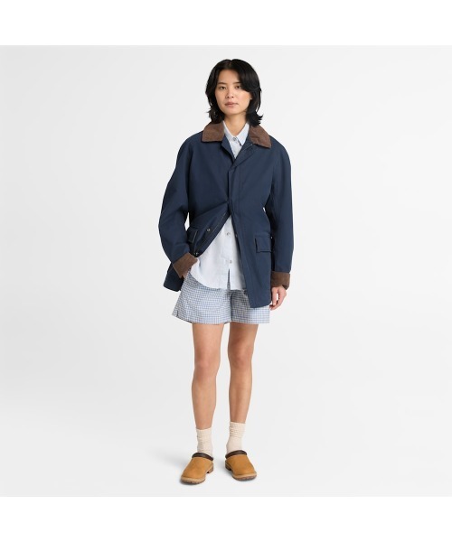 Timberland（ティンバーランド）の「リネン 長袖 シャツ レディース（シャツ/ブラウス・レディース・グレー・LARGE/MEDIUM/SMALL/X-SMALL）」の3枚目の写真