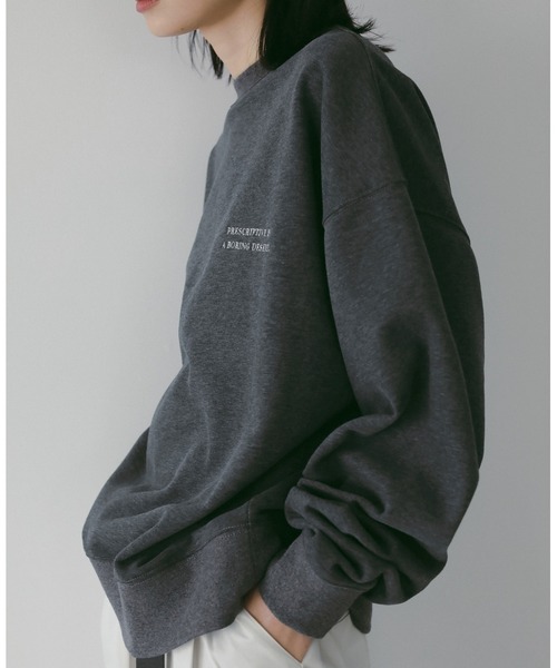 Embroidery Logo Sweat（スウェット）｜anuke（アンヌーク）の