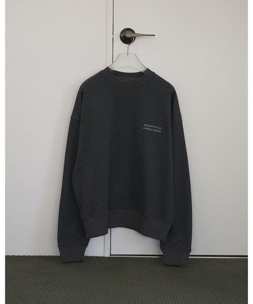Embroidery Logo Sweat（スウェット）｜anuke（アンヌーク）の