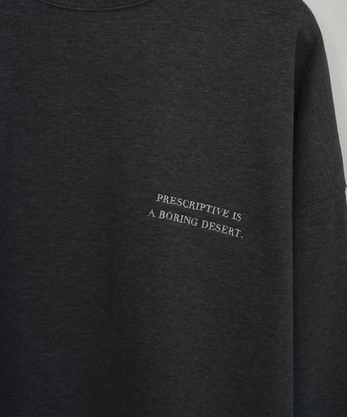 Embroidery Logo Sweat（スウェット）｜anuke（アンヌーク）の