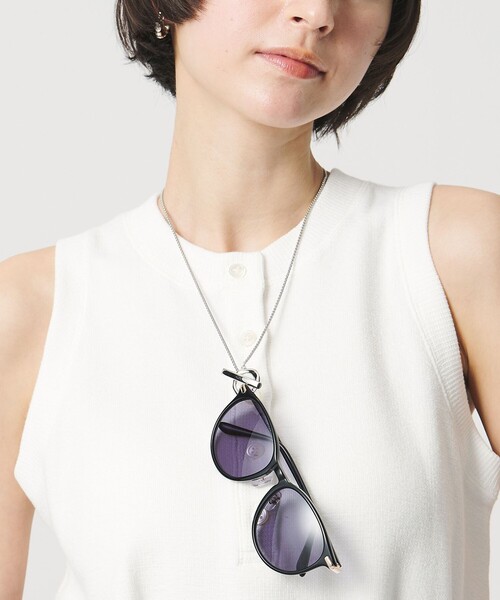 UNITED ARROWS（ユナイテッドアローズ）の「チェーン グラスホルダー（ネックレス・レディース・ゴールド/シルバー・FREE）」の5枚目の写真