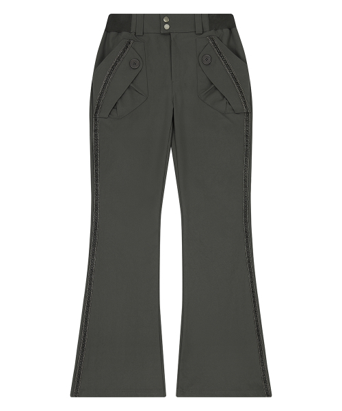 LUVISTRUE(ラヴイズトゥルー)の「EL RIBBON BOOTSCUT PANTS(CHARCOAL)(その他パンツ・レディース・その他・SMALL/MEDIUM)」の2枚目の写真