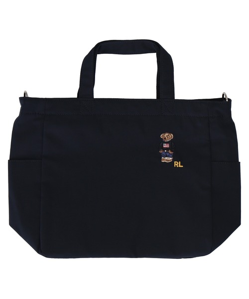 POLO RALPH LAUREN（ポロ ラルフ ローレン）の「ショルダーバッグ（ショルダーバッグ・レディース・ベージュ/ネイビー/ブラック・FREE）」の3枚目の写真