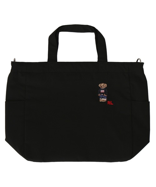 POLO RALPH LAUREN（ポロ ラルフ ローレン）の「ショルダーバッグ（ショルダーバッグ・レディース・ベージュ/ネイビー/ブラック・FREE）」の2枚目の写真