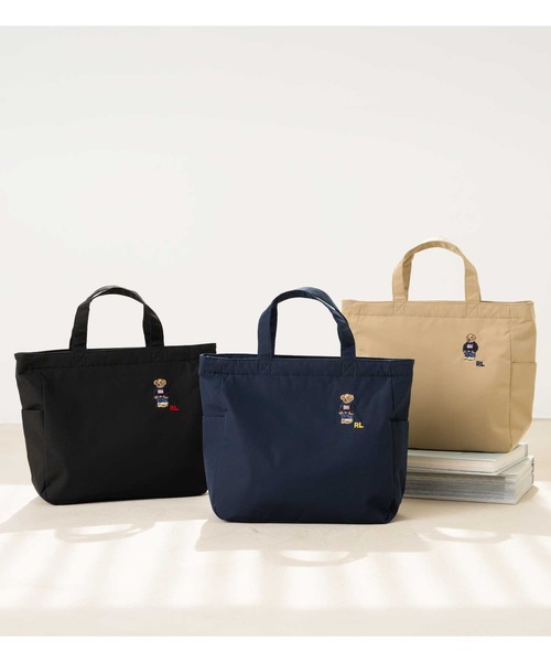 POLO RALPH LAUREN（ポロ ラルフ ローレン）の「ショルダーバッグ（ショルダーバッグ・レディース・ベージュ/ネイビー/ブラック・FREE）」の4枚目の写真