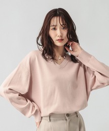 GLOBAL WORK（グローバルワーク）の「ドライタッチVネックプルオーバー長袖/634083（ニット/セーター）」