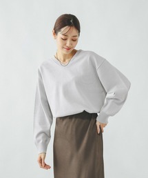 GLOBAL WORK（グローバルワーク）の「ドライタッチVネックプルオーバー長袖/634083（ニット/セーター）」